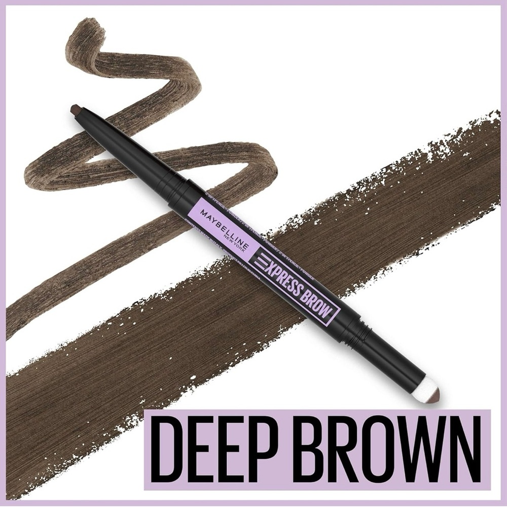 Maybelline Express Brow Duo Deep Brown 2pk Brand New